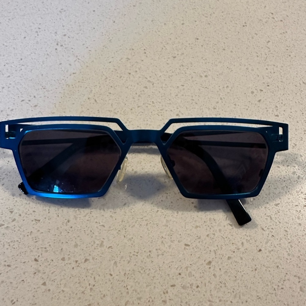 Isson Australia sunglasses pre owned Piero NBL 52 21 145 blue with blue lenses - Picture 6 of 14